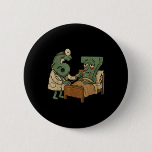 Lustiges 67 Meme Krankes Sieben Nummer Shirt  Button