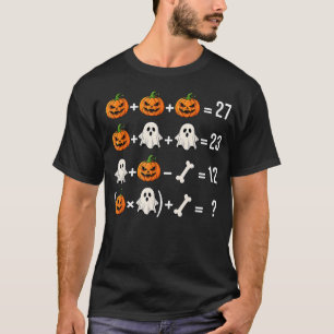 Lustiges 67 Meme-Kürbis-Geist-Mathe-Lehrer-Kostüm T-Shirt