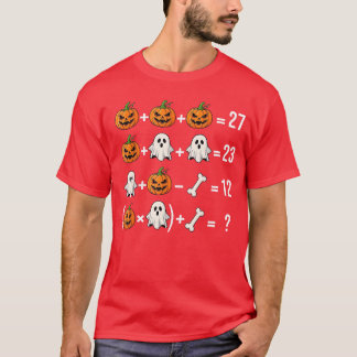 Lustiges 67 Meme-Kürbis-Geist-Mathe-Lehrer-Kostüm T-Shirt