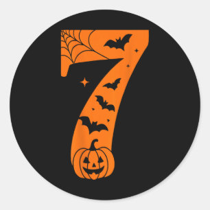 Lustiges 67-Meme-Paar passendes Halloween-Kostüm a Runder Aufkleber