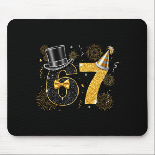 Lustiges 67 Neues Jahr Sechs Sieben Meme Frohes Ne Mousepad
