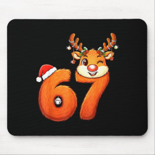 Lustiges 67 Rentier Weihnachten Six Seven Meme 6 7 Mousepad