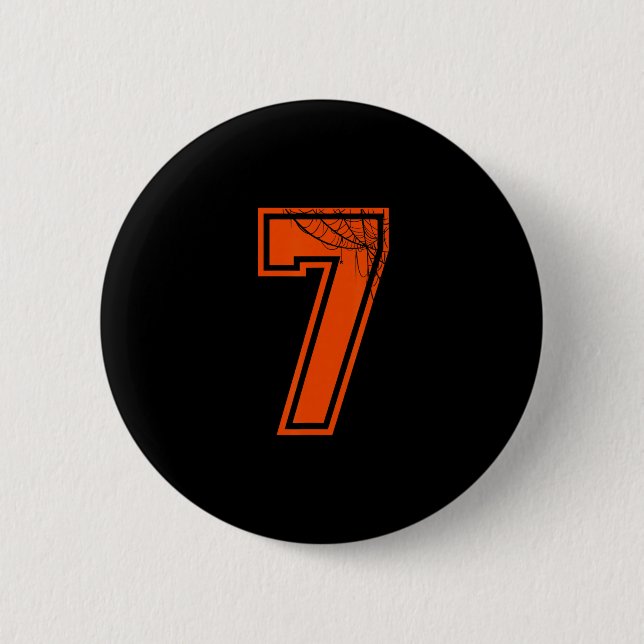 Lustiges 67 Sechs Sieben Meme Paar passendes Hallo Button (Vorderseite)