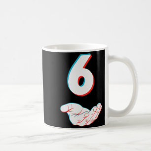 Lustiges 67 Sechs Sieben Meme-Paar passendes Hallo Kaffeetasse