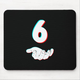 Lustiges 67 Sechs Sieben Meme Paar passendes Hallo Mousepad