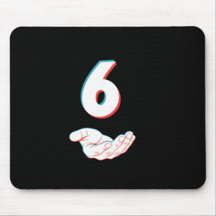 Lustiges 67 Sechs Sieben Meme Paar passendes Hallo Mousepad