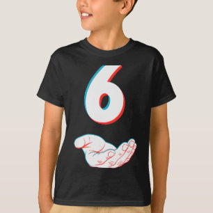 Lustiges 67 Sechs Sieben Meme-Paar passendes Hallo T-Shirt