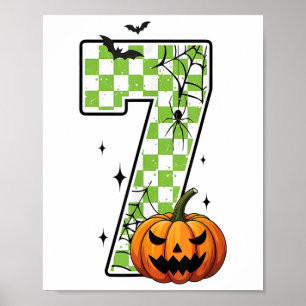 Lustiges 67 Sechs Sieben Paar passendes Halloween- Poster