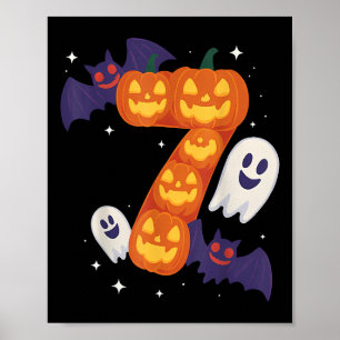 Lustiges 67 Sechs Sieben Paar passendes Halloween- Poster