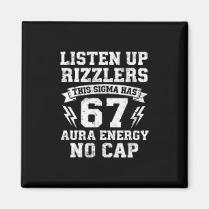 Lustiges 67-Shirt Meme Six Seven Magnet