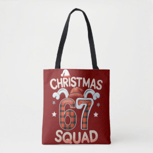Lustiges 67 Six Seven Meme Brainrot Weihnachtsman