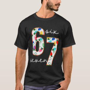 Lustiges 67 Six Seven Meme Cringe Weihnachten  T-Shirt