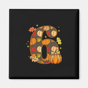 Lustiges 67 Six Seven Meme-Paar passend Thanksgivi Magnet