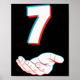 Lustiges 67 Six Seven Meme Paar passende Halloween Poster