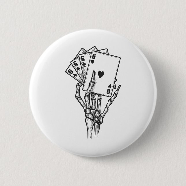Lustiges 67 Six Seven Meme-Paar passendes Hallowee Button (Vorderseite)