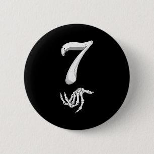 Lustiges 67 Six Seven Meme-Paar passendes Hallowee Button