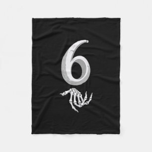 Lustiges 67 Six Seven Meme-Paar passendes Hallowee Fleecedecke