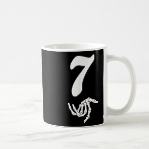 Lustiges 67 Six Seven Meme-Paar passendes Hallowee Kaffeetasse