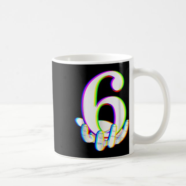 Lustiges 67 Six Seven Meme Paar passendes Hallowee Kaffeetasse (Rechts)