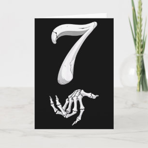 Lustiges 67 Six Seven Meme-Paar passendes Hallowee Karte