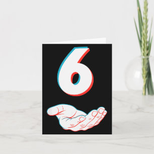 Lustiges 67 Six Seven Meme-Paar passendes Hallowee Karte