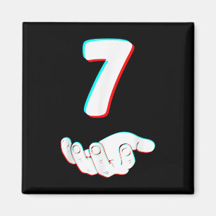 Lustiges 67 Six Seven Meme-Paar passendes Hallowee Magnet
