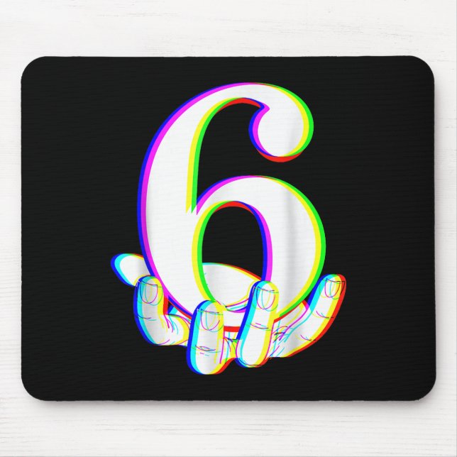 Lustiges 67 Six Seven Meme Paar passendes Hallowee Mousepad (Vorne)