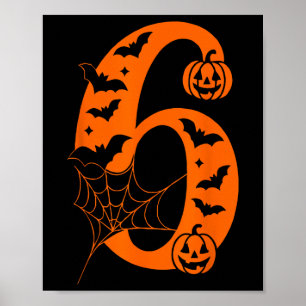 Lustiges 67 Six Seven Meme Paar passendes Hallowee Poster