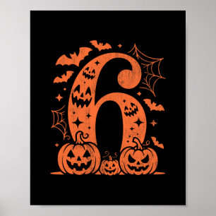 Lustiges 67 Six Seven Meme Paar passendes Hallowee Poster