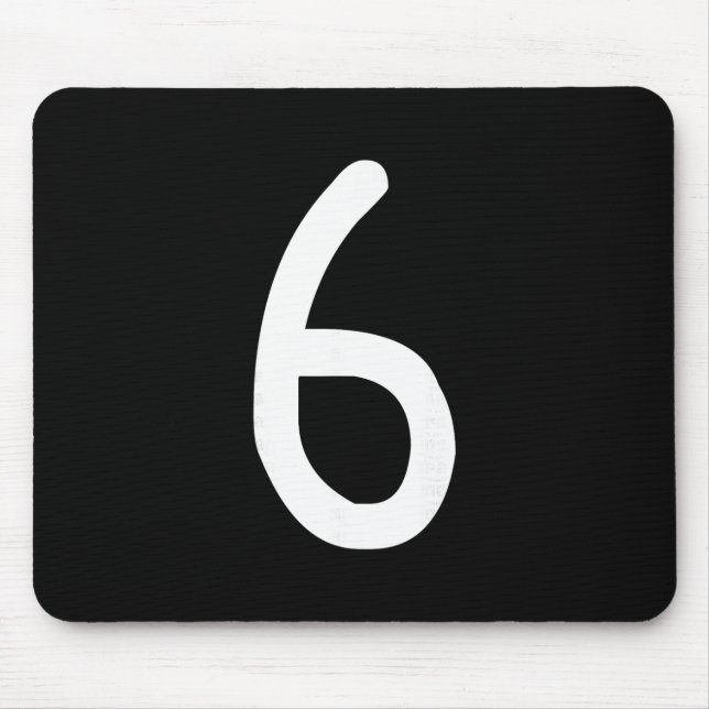 Lustiges 67 Six Seven Meme passendes Halloween-Kos Mousepad (Vorne)