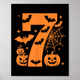 Lustiges 67 Six Seven Paar passendes Halloween-Kos Poster
