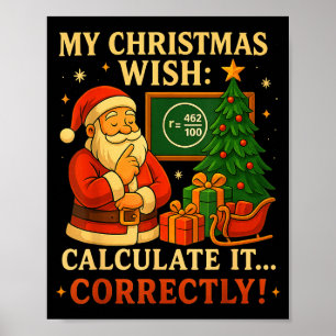 Lustiges 67 T-Shirt Weihnachten Mathe 67 Meme – 6 Poster