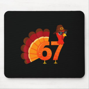 Lustiges 67 Truthahn Meme Thanksgiving Humor Desig Mousepad