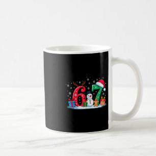 Lustiges 67 Weihnachten 6 7 Sechs Sieben Meme 6 7 Kaffeetasse