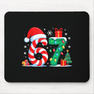 Lustiges 67 Weihnachten 6 7 Sechs Sieben Meme 6 7 Mousepad