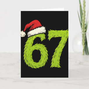 Lustiges 67 Weihnachten Six Seven Meme 6 7 Teens J Karte