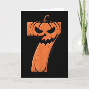 Lustiges 6 7 Halloween-Kostüm Meme 67 Halloween Karte