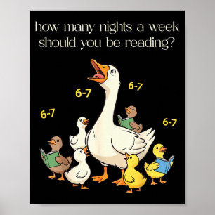 Lustiges 6 7 Sechs Sieben Lesen Für Lehrer Kinder  Poster