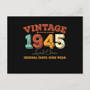 Lustiges 80 Jahre altes 1945 Vintage 80. Geburtsta Postkarte