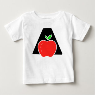 Lustiges A für Apfel  Baby T-shirt