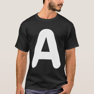 Lustiges A-Letter-Halloween-Kostüm für Gruppen-Mat T-Shirt