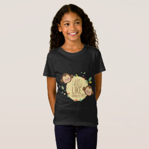 Lustiges Affe-Shirt I gerade wirklich wie Affen T-Shirt