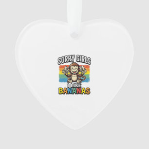 Lustiges Affen-Banane-Vintage-Stickerei-Shirt-Desi Ornament