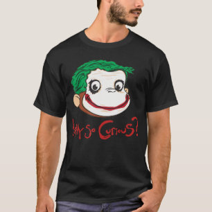Lustiges Affengesicht Warum so neugierig für Männe T-Shirt