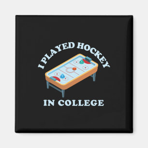 Lustiges Air-Hockey, ich spielte Hockey College Re Magnet