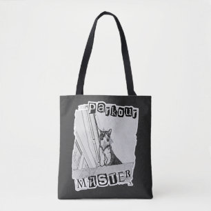 Lustiges aktives Parkour-Master-Punk-Kitty-Design