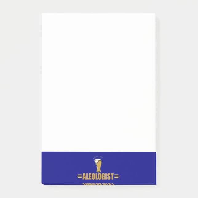 Lustiges Ale und Bier Post-it Klebezettel (Vorderseite)