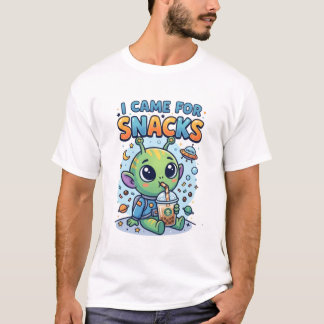 Lustiges Alien-Bubble-T-Shirt – Süßes Alien T-Shirt