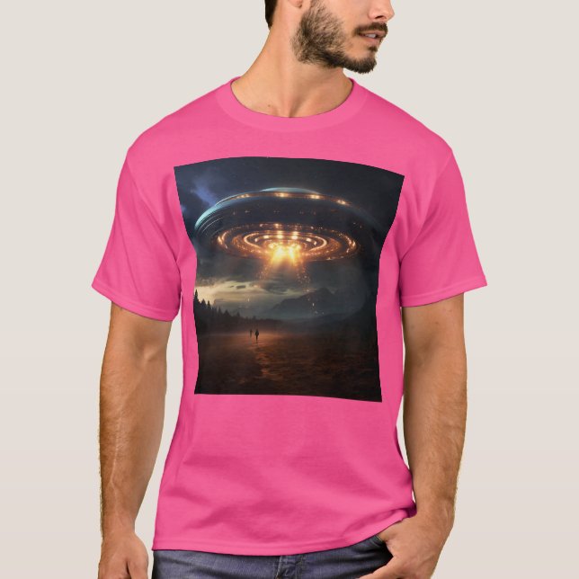 Lustiges Alien-Katzen-Brainrot-Meme-Geschenk T-Shirt (Vorderseite)