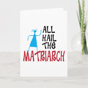 Lustiges Alles preise die Matriarchin Muttertag Karte